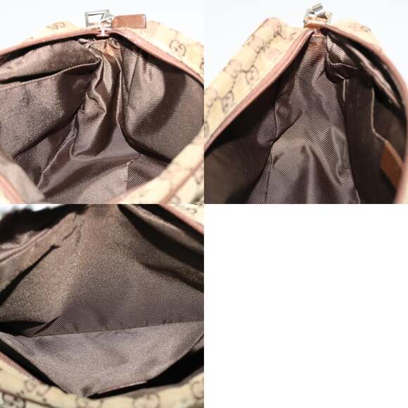 GUCCI GG Canvas Shoulder Bag Beige - Picture 13 of 13